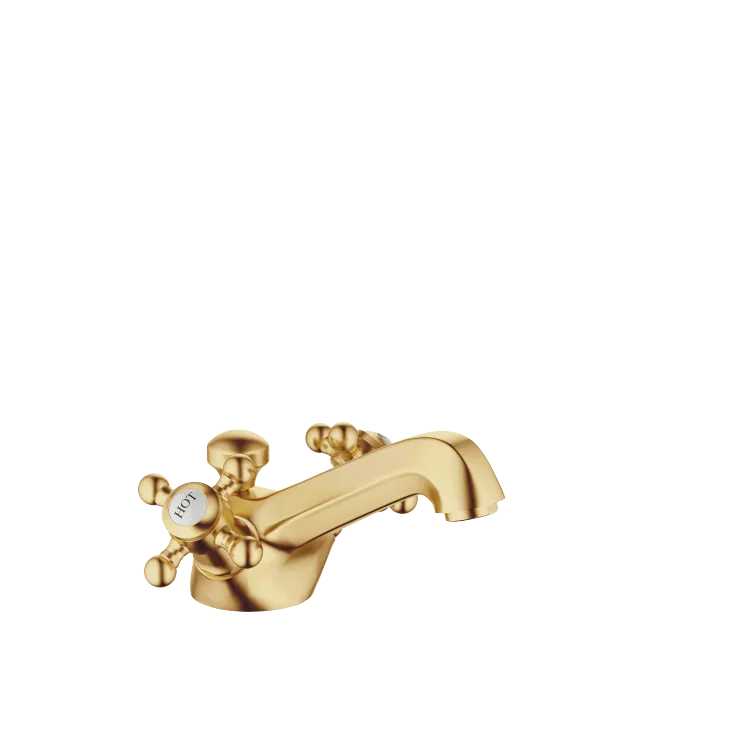 MADISON Bimando de lavabo con válvula automática - Latón cepillado (Oro 23k) - 22 500 360-28