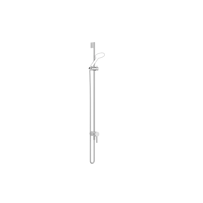 Mitigeur monocommande encastré avec raccord de douche intégré avec garniture de douche sans douchette - Chrome - 36 111 970-00
