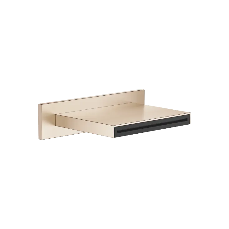 WATER SHEET Cascade spout for wall mounting - Brushed Light Gold - 13 415 979-27