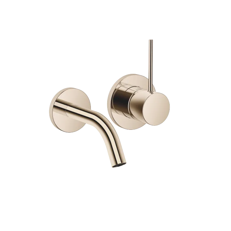 META META SLIM Monomando mural de lavabo sin válvula - Champagne (Oro 22k) - 36 867 662-47