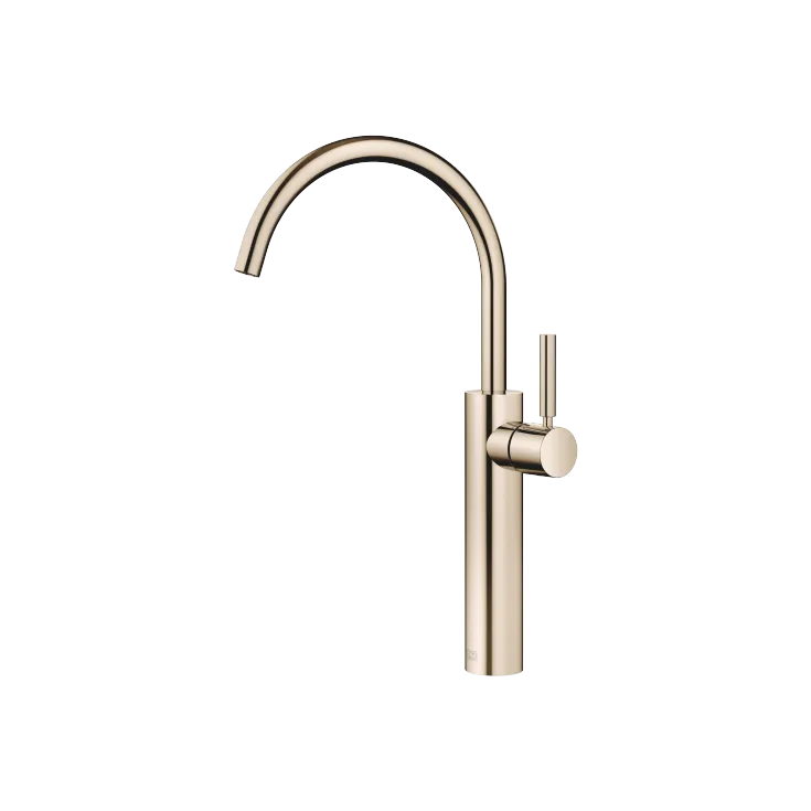 META Monomando de lavabo con base elevada sin válvula - Light Gold - 33 534 661-26