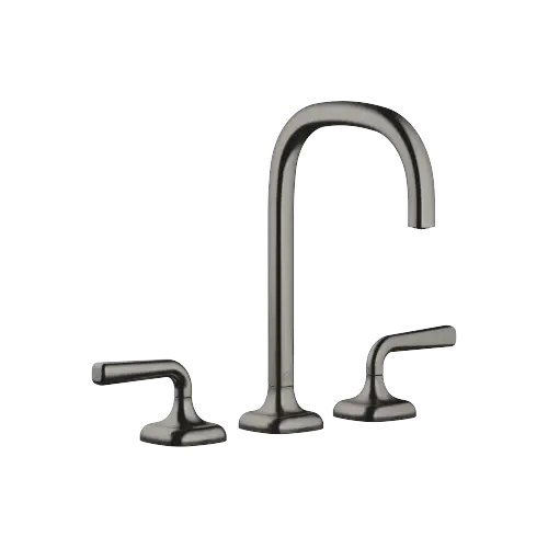COYA Three-hole basin mixer with pop-up waste - Brushed Dark Platinum - 20 713 414-99