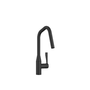 SYNC Single-lever mixer Pull-down with spray function - Matte Black - 33 875 895-33