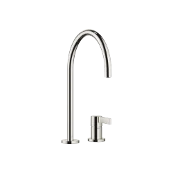 TARA ULTRA Two-hole mixer with individual flanges - Platinum - 32 815 875-08 0010