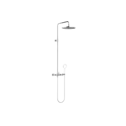 TARA Colonne de douche avec mélangeur de douche sans douchette 300 mm - Chrome brossé - 26 623 892-93