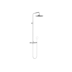TARA Showerpipe without hand shower 300 mm - Brushed Chrome - 26 623 892-93