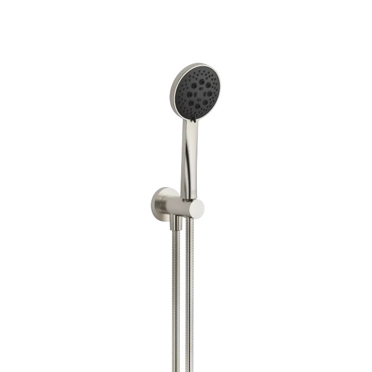 Juego de ducha de mano con soporte de ducha integrado - Platino cepillado - 27 813 660-06
