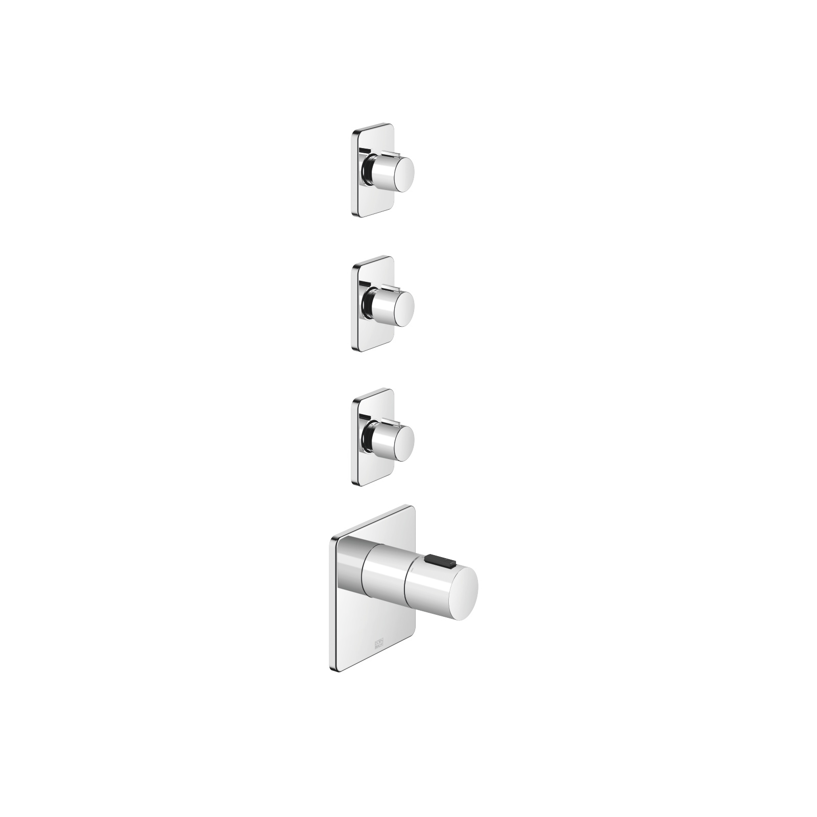 Lulu chrome shower faucets xtool thermostat with three volume controls
