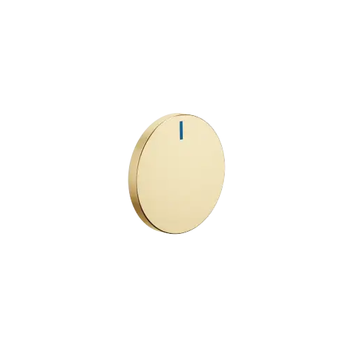 CYO Handle insert blue - Brushed Durabrass (23kt Gold) - 11 181 811-28