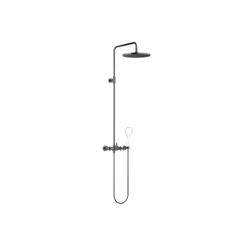 TARA Colonne de douche avec mélangeur de douche sans douchette 300 mm - Dark Platinum brossé - 26 623 892-99