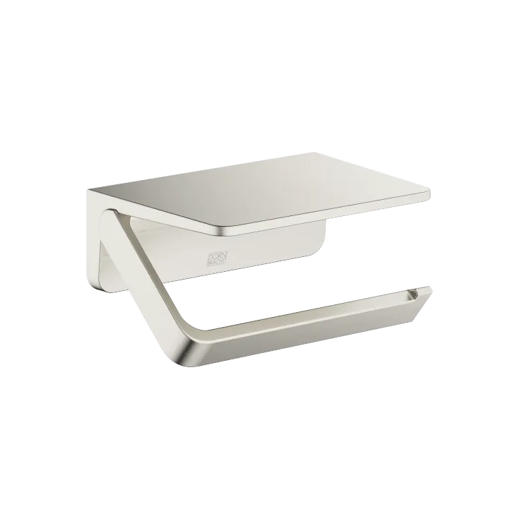 Tissue holder with shelf - Brushed Platinum - 83 515 976-06
