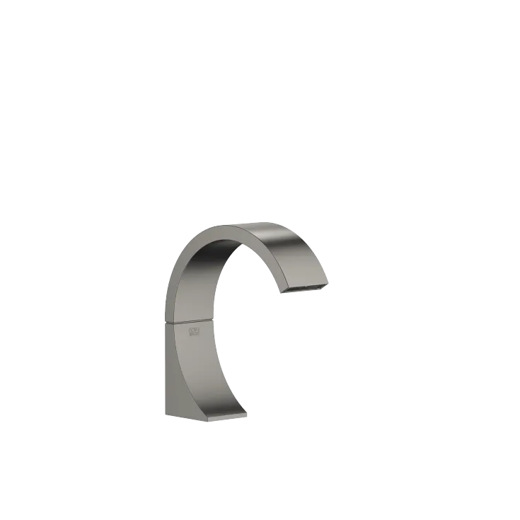 CYO Deck-mounted basin spout without pop-up waste - Brushed Dark Platinum - 13 715 811-99