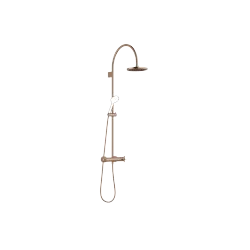 VAIA Shower pipe with shower thermostat without hand shower - Brushed Bronze - 34 459 809-42 0010
