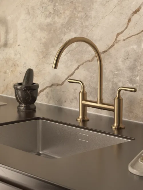 Dornbracht Kitchen_Brushed Dark Brass_02