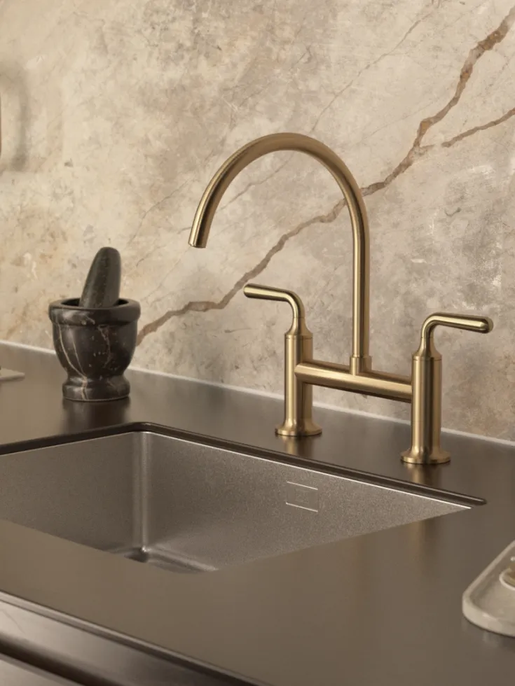 Dornbracht Kitchen_Brushed Dark Brass_02