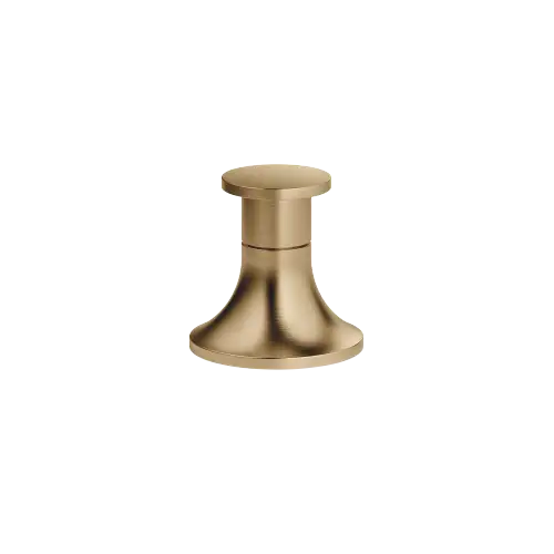 VAIA Two-way diverter for bath rim or tile edge installation - Brushed Dark Brass (PVD) - 29 140 809-39