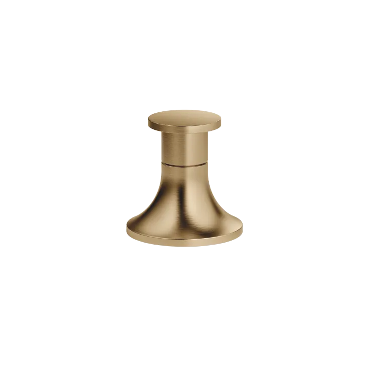 VAIA Two-way diverter for bath rim or tile edge installation - Brushed Dark Brass - 29 140 809-39