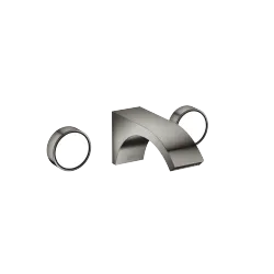 CYO Wall-mounted basin mixer without pop-up waste - Dark Chrome - 36 707 811-19