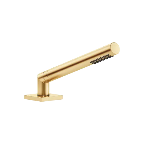 Hand shower set for bath rim or tile edge installation - Brushed Durabrass (23kt Gold) - 27 702 980-28