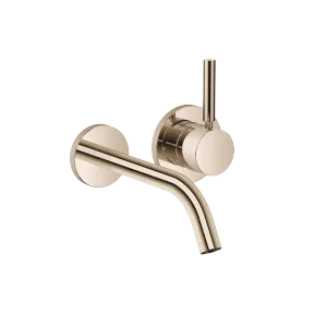 META Wall-mounted single-lever basin mixer without pop-up waste - Light Gold - 36 860 660-26