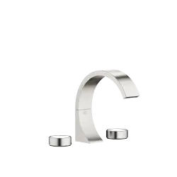 CYO Mélangeur lavabo à 3 trous avec garniture d'écoulement - Platine brossé - 20 713 811-06