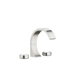 CYO Three-hole basin mixer with pop-up waste - Brushed Platinum - 20 713 811-06