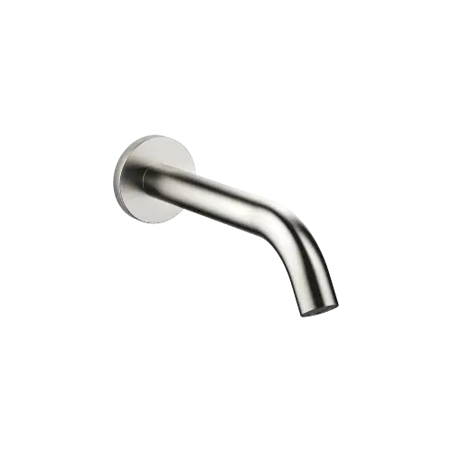 META Bocca vasca per montaggio a muro - Platinato spazzolato - 13 801 660-06