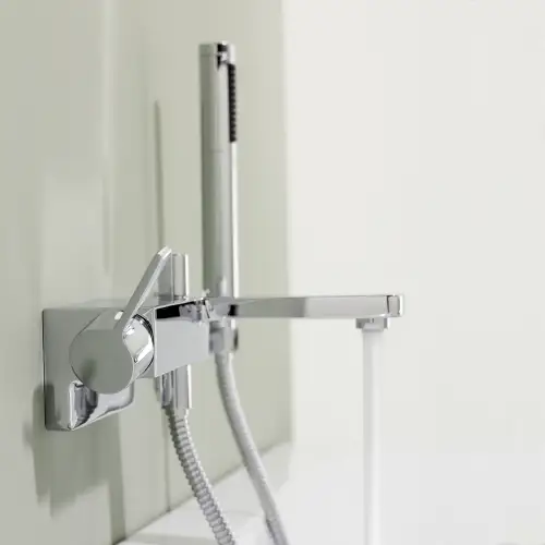 LULU Single-lever bath mixer for wall mounting without shower set - Chrome - 33 200 710-00