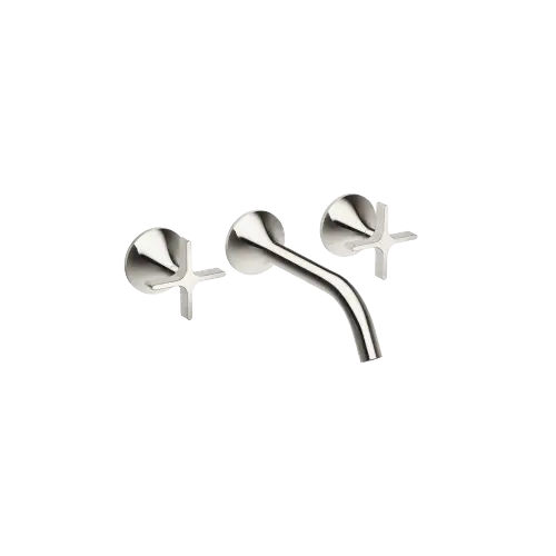 VAIA Robinetterie murale pour lavabo sans garniture d’écoulement - Platine - 36 712 809-08