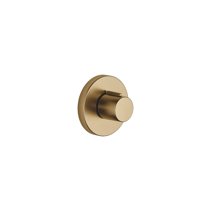 META Wall valve clockwise closing 1/2" - Brushed Dark Brass - 36 607 660-39