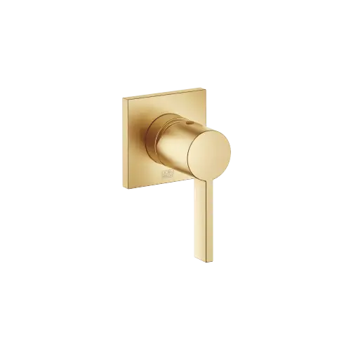 Concealed single-lever mixer with cover plate - Brushed Durabrass (23kt Gold) - 36 060 670-28