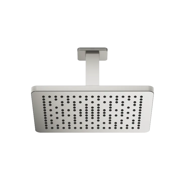 LULU Rain shower ceiling-mounted 11-3/4" x 9-1/2" - Brushed Platinum - 28 796 710-06 0010
