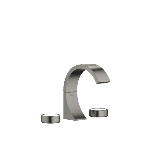 CYO Mélangeur lavabo à 3 trous avec garniture d'écoulement Sans élément design - Dark Platinum brossé - 20 710 811-99 0010