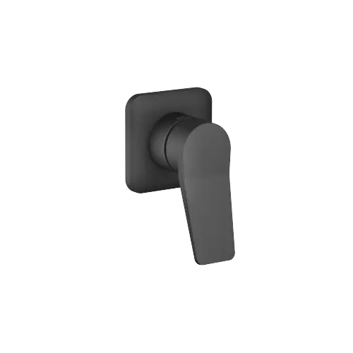 LISSÉ Concealed single-lever mixer with cover plate - Matte Black - 36 060 845-33