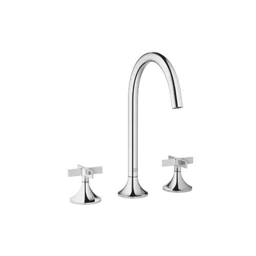 VAIA Mélangeur lavabo à 3 trous avec garniture d'écoulement - Chrome - 20 713 809-00 0010