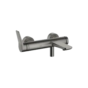 LISSÉ Single-lever bath mixer for wall mounting without shower set - Brushed Dark Platinum - 33 200 845-99