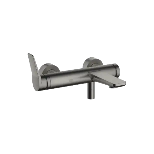 LISSÉ Single-lever bath mixer for wall mounting without shower set - Brushed Dark Platinum - 33 200 845-99