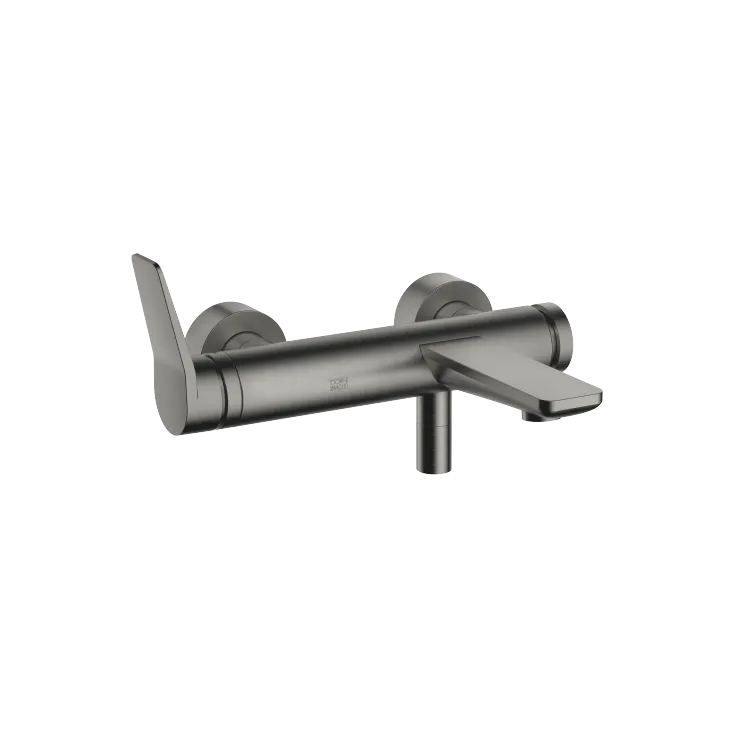 LISSÉ Single-lever bath mixer for wall mounting without shower set - Brushed Dark Platinum - 33 200 845-99