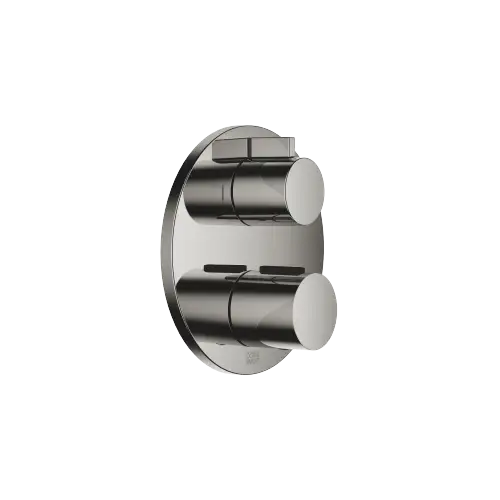 Concealed thermostat with two function volume control - Dark Chrome - 36 426 970-19