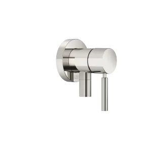 Concealed single-lever mixer with cover plate with integrated shower connection - Platinum - 36 046 660-08
