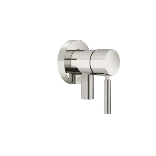 Miscelatore monocomando incasso con piastra di copertura con attacco doccia incluso - Platinato - 36 046 660-08