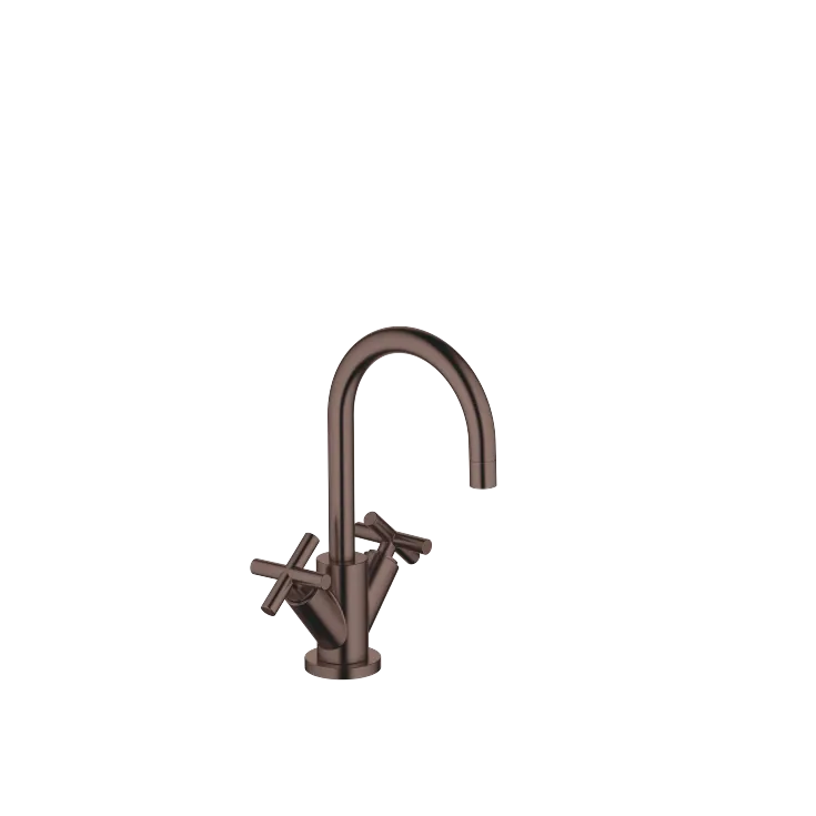 TARA Single-hole basin mixer with pop-up waste - Brushed Dark Bronze (PVD) - 22 512 892-43