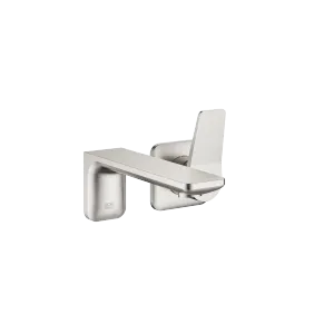 LISSÉ Wall-mounted single-lever basin mixer without pop-up waste - Brushed Platinum - 36 860 845-06