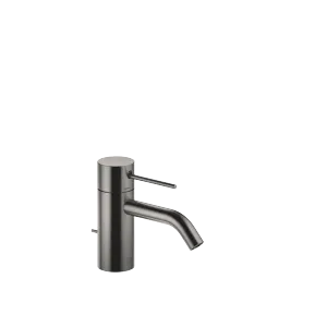 META META SLIM Mitigeur monocommande de lavabo avec garniture d'écoulement - Dark Platinum brossé - 33 501 662-99