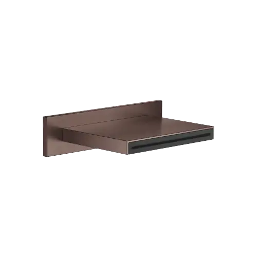 WATER SHEET Cascade spout for wall mounting - Brushed Dark Bronze (PVD) - 13 415 979-43