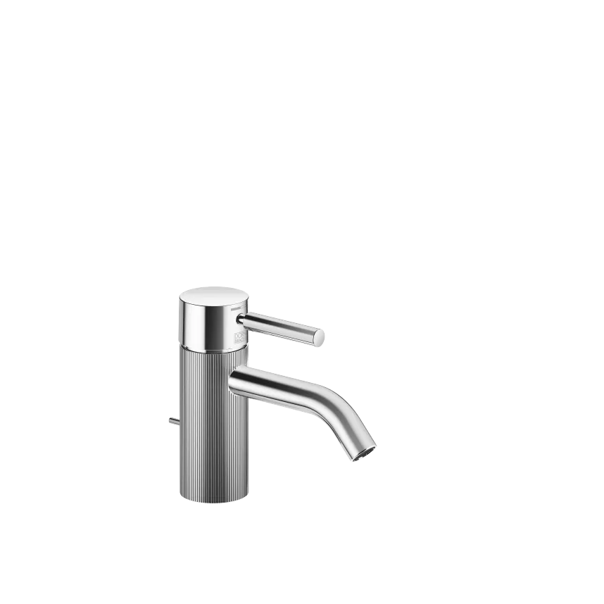 Meta Chrome Washbasin Faucets Single Lever Lavatory Mixer With Drain