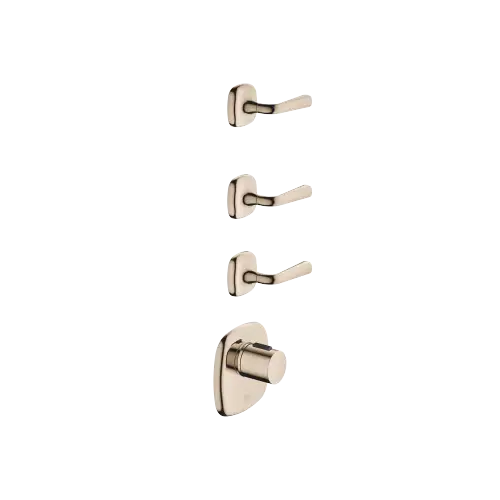 COYA xTOOL Modulo termostato con 3 rubinetti - Champagne (Oro 22k) - Set contenente 4 articoli