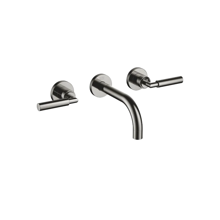 TARA Wall-mounted basin mixer without pop-up waste - Dark Chrome - 36 707 882-19