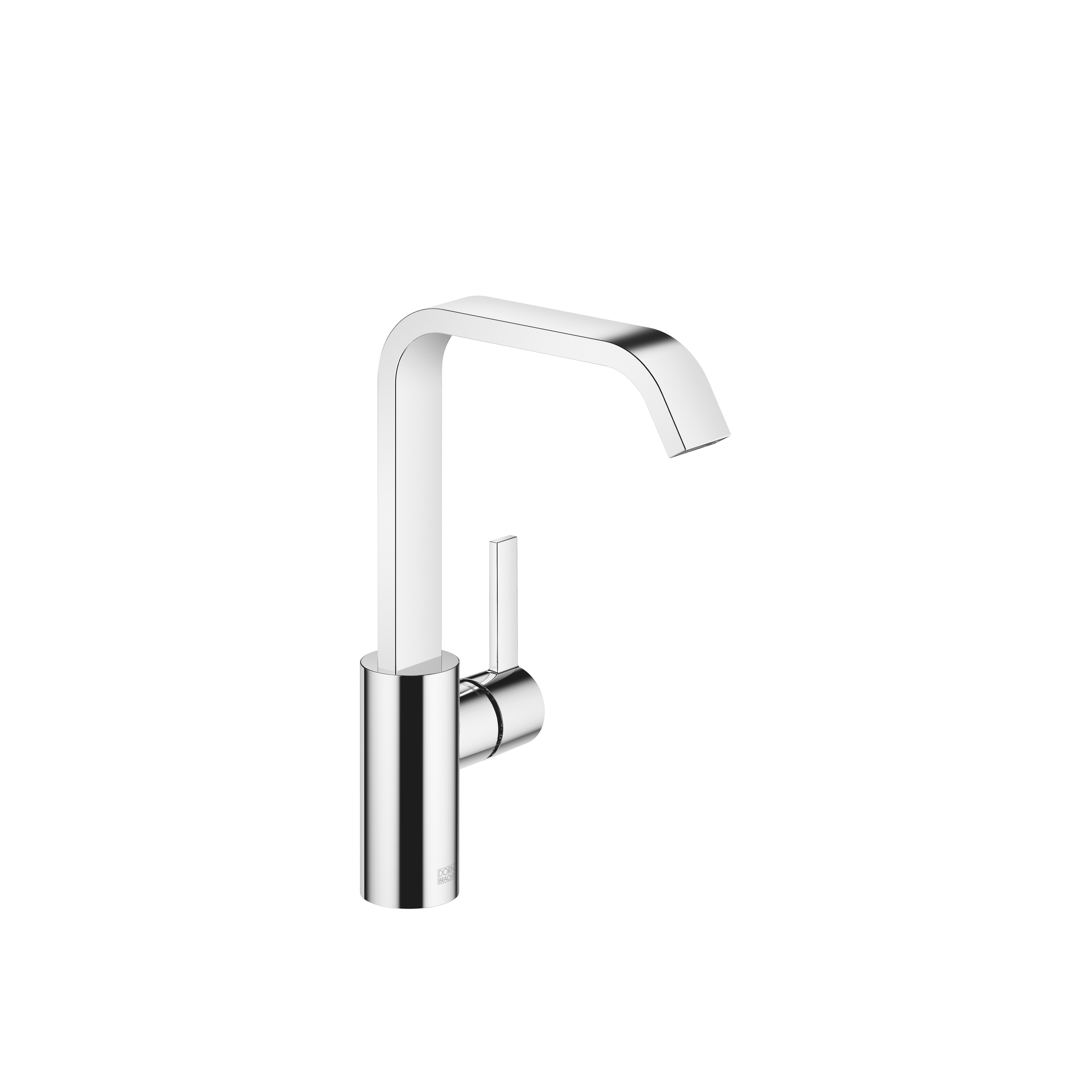 IMO Chrome : Single-lever basin mixer with high spout without pop