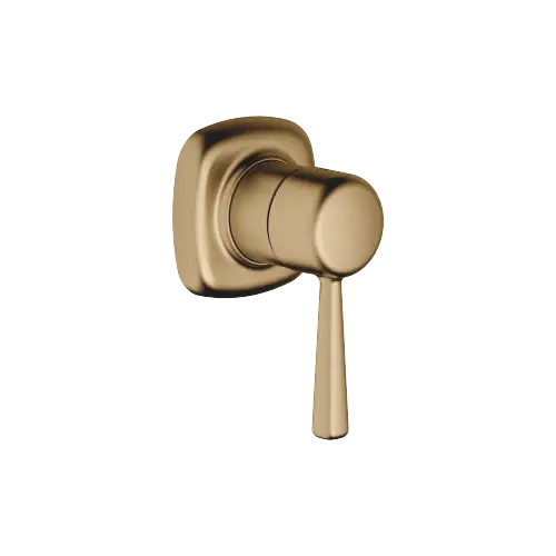 COYA Miscelatore monocomando incasso con piastra di copertura - Dark Brass spazzolato (PVD) - 36 060 404-39